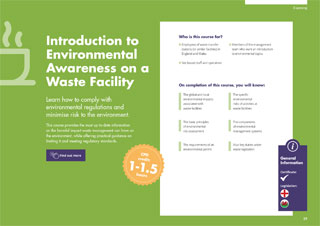 CIWM Resource and Waste Management Courses Training Brochure