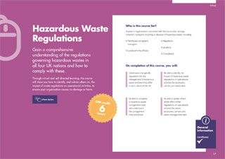 CIWM Resource and Waste Management Courses Training Brochure