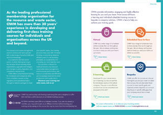 CIWM Resource and Waste Management Courses Training Brochure