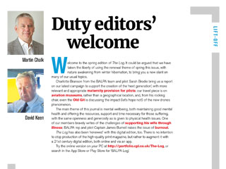 Duty editors’ Welcome