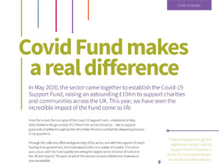 Covid Fund makes a real difference
