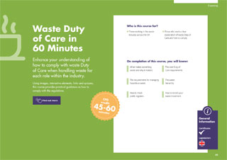 CIWM Resource and Waste Management Courses Training Brochure