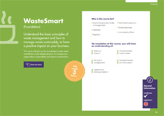 CIWM Resource and Waste Management Courses Training Brochure