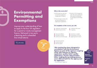 CIWM Resource and Waste Management Courses Training Brochure