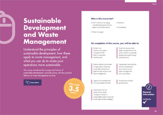 CIWM Resource and Waste Management Courses Training Brochure