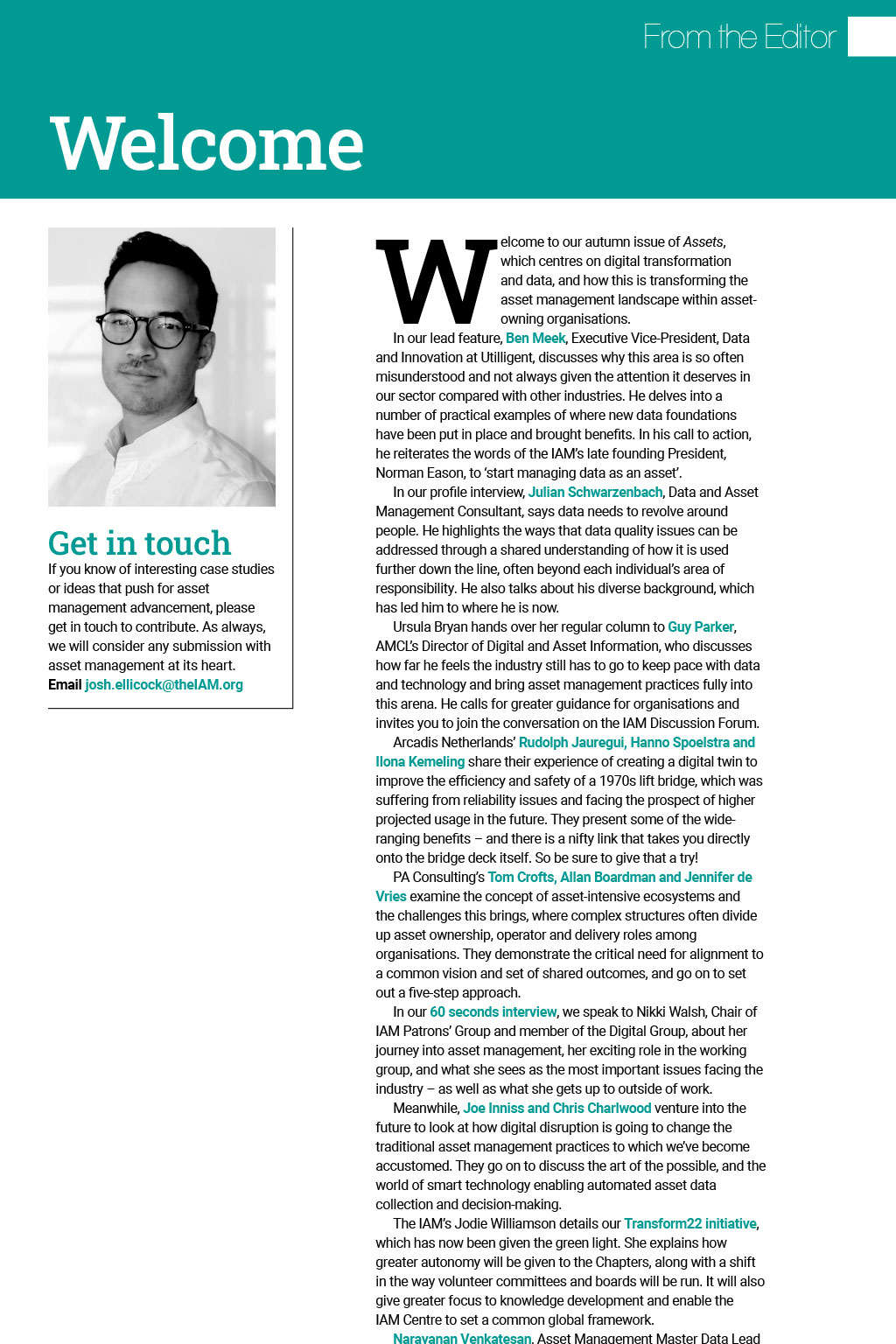 From the Editor