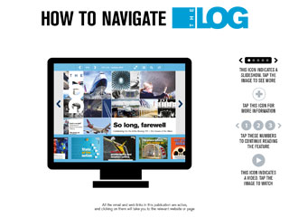 How to use your digital edition of The Log