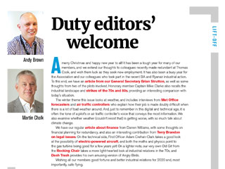 Duty editors’ Welcome
