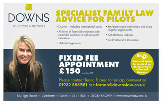 SPECIALIST FAMILY LAW ADVICE FOR PILOTS