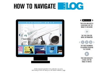 How to use your digital edition of The Log