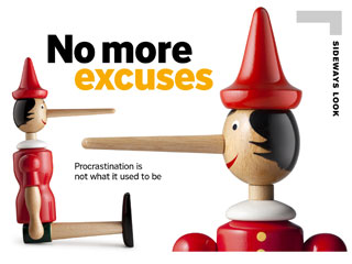 Procrastination is not what it used to be