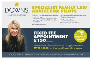 SPECIALIST FAMILY LAW ADVICE FOR PILOTS