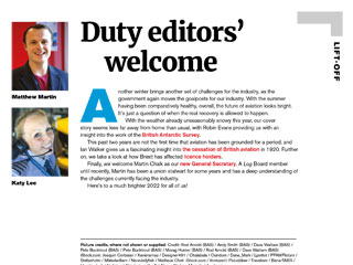 Duty editors’ Welcome