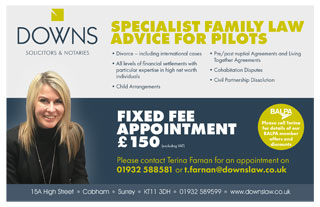 SPECIALIST FAMILY LAW ADVICE FOR PILOTS