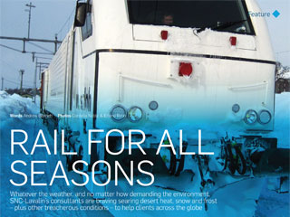 A global view Insights, projects and people from across the world of Rail & Transit at SNC-Lavalin