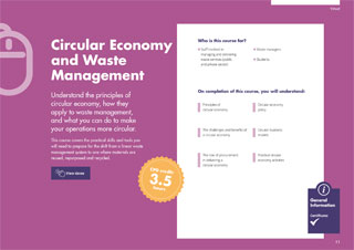 CIWM Resource and Waste Management Courses Training Brochure