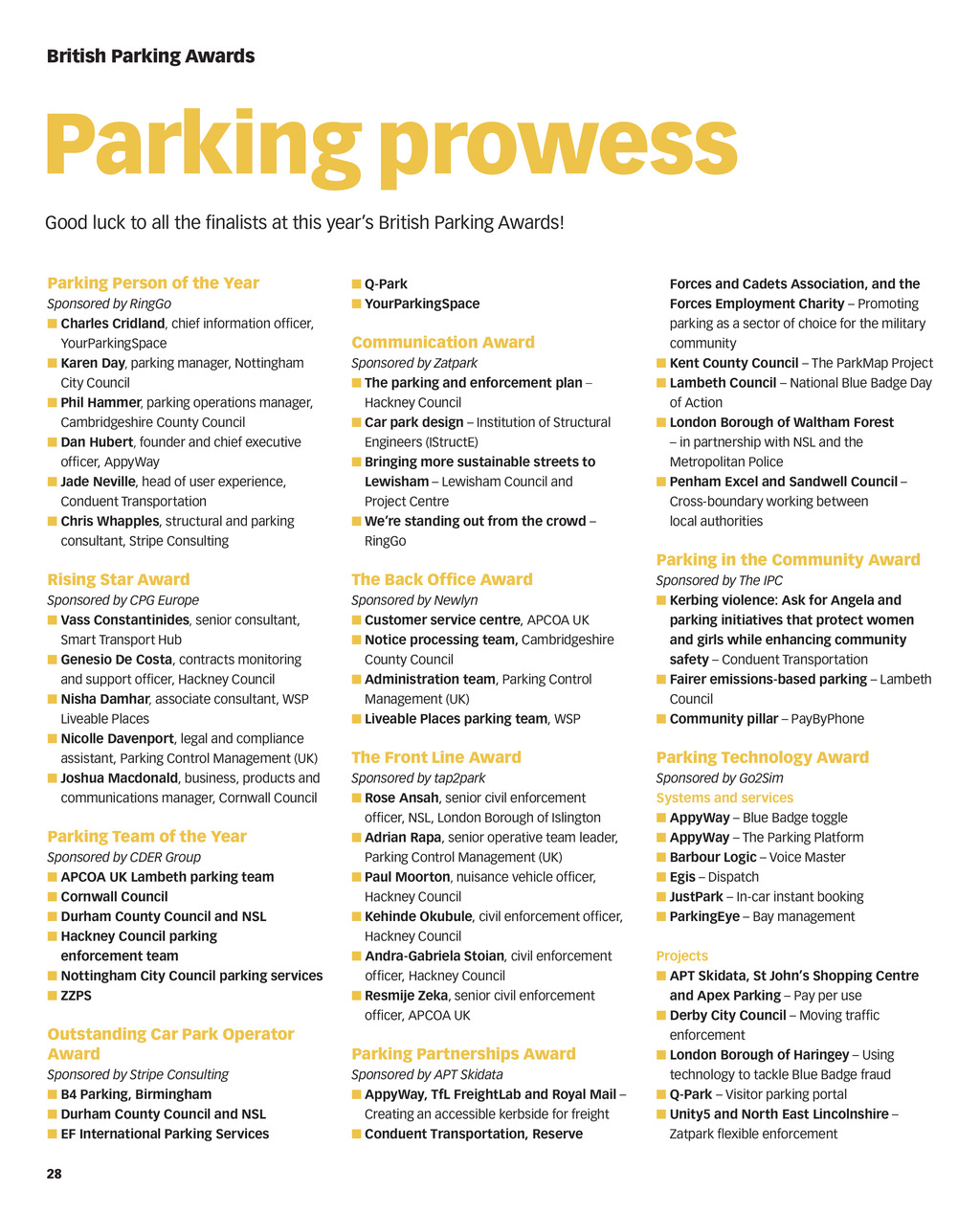 Car Park Services - Stripe Consulting