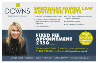SPECIALIST FAMILY LAW ADVICE FOR PILOTS