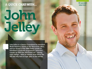 John Jelley John Jelley is a senior Consultant for Interfleet north America, based at the Vancouver office, and an alumni of the 2008 Derby intake of Interfleets graduate programme.