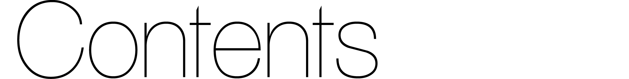 Contents