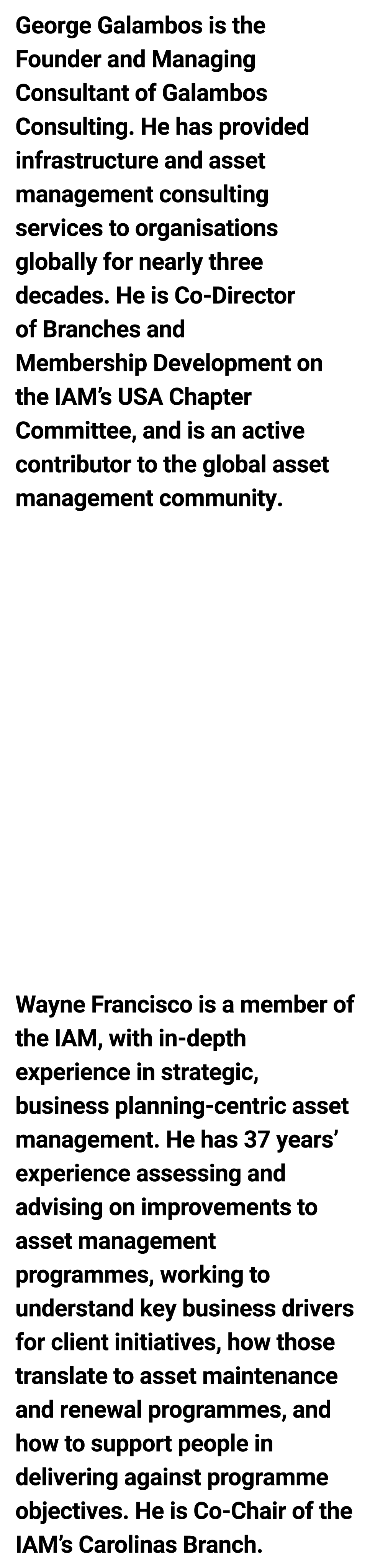 George Galambos is the Founder and Managing Consultant of Galambos Consulting. He has provided infrastructure and ass...