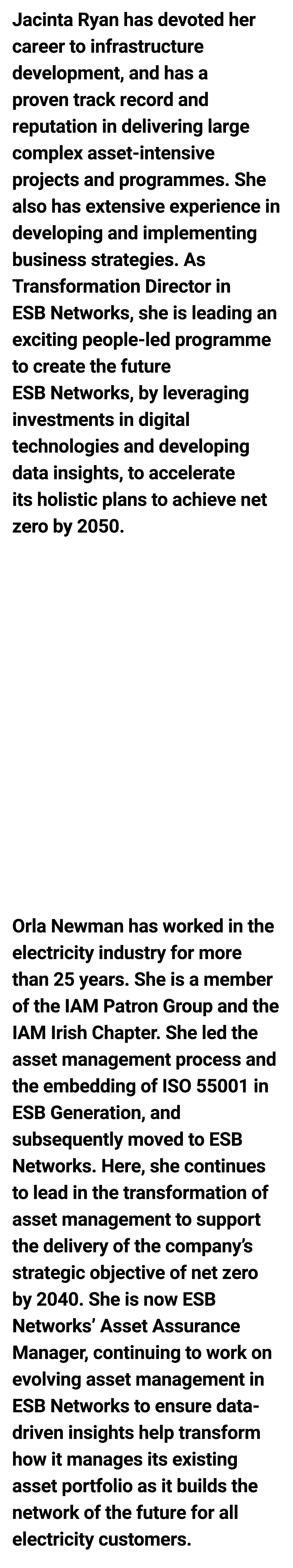 Jacinta Ryan has devoted her career to infrastructure development, and has a proven track record and reputation in de...