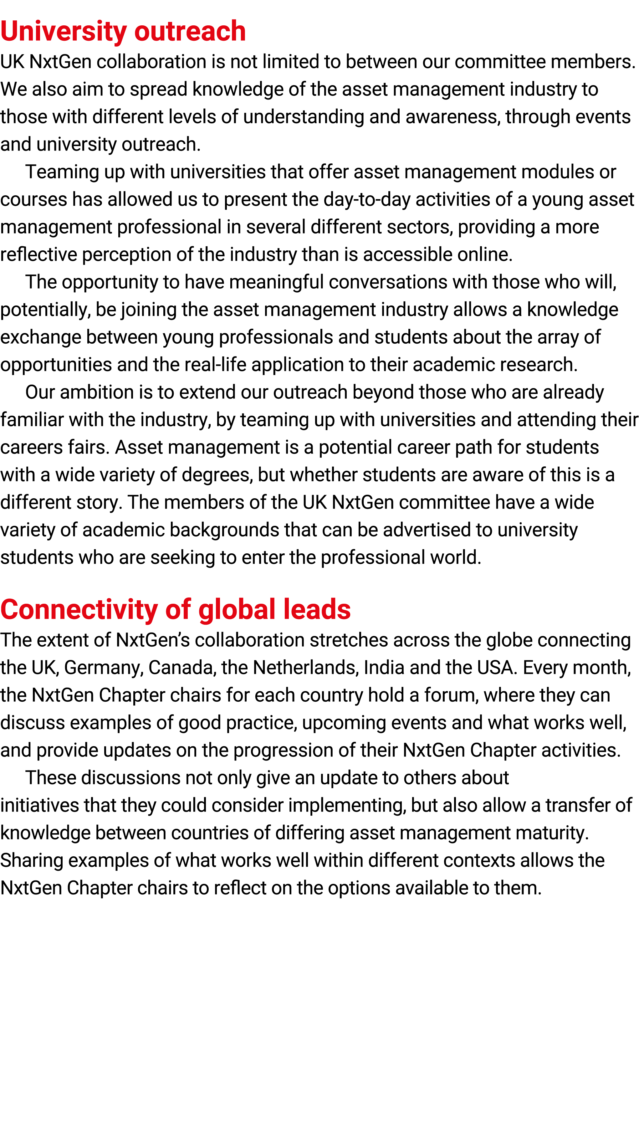 University outreach UK NxtGen collaboration is not limited to ﻿between our committee members. We also aim to spread ﻿...