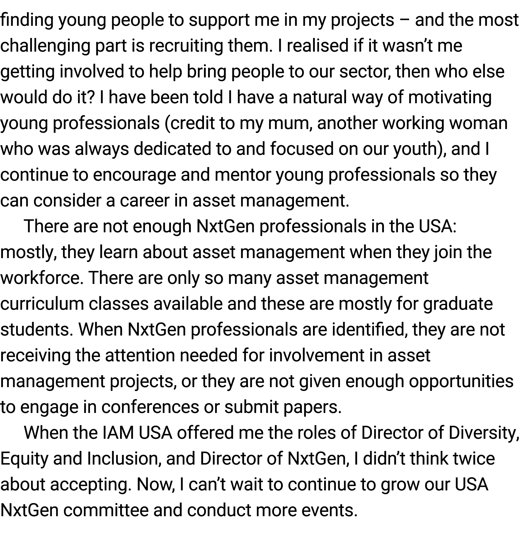 finding young people to support me in my projects – and the most challenging part is recruiting them. I realised if i...