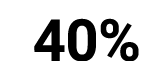 40%