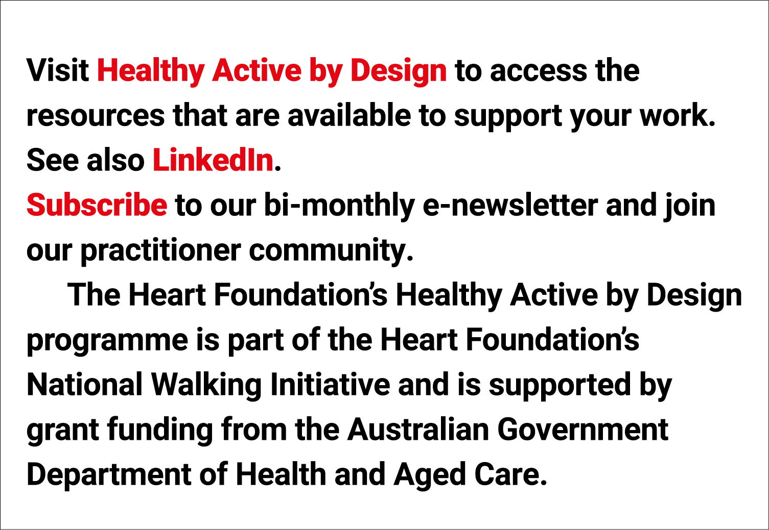 Visit Healthy Active by Design to access the resources that are available to support your work. See also LinkedIn. Su...