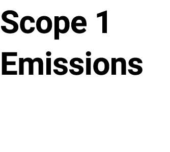 Scope 1 Emissions