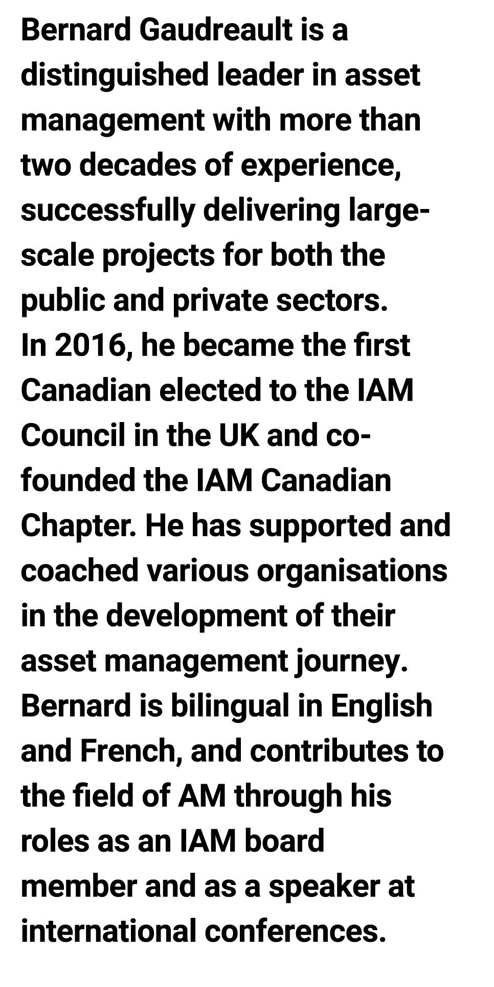 Bernard Gaudreault is a distinguished leader in asset management with more than two decades of experience, successful...
