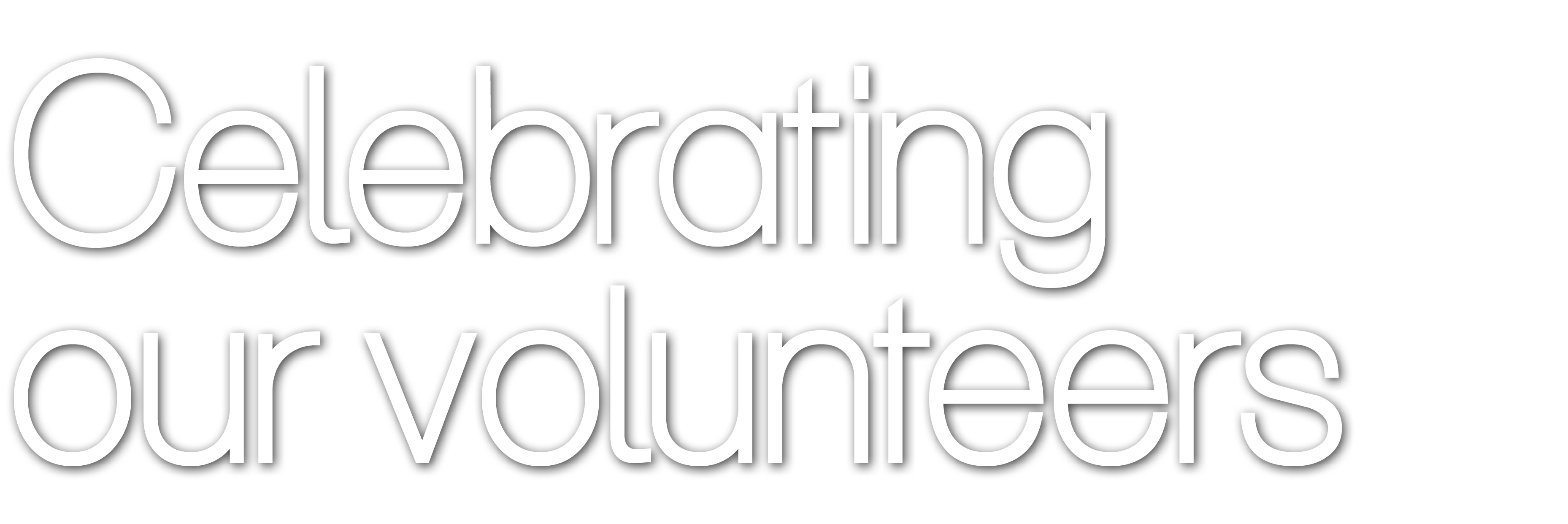 Celebrating our volunteers