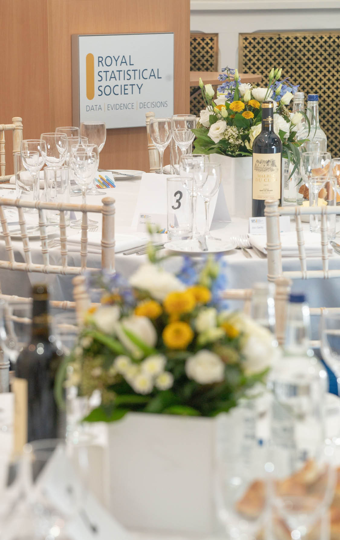 The Royal Statistical Society President's Dinner in London. Photo date: Wednesday, February 6, 2019. Photo: Richard Gray