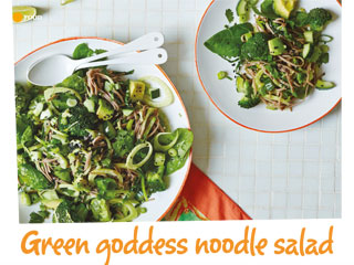 Green goddess noodle salad