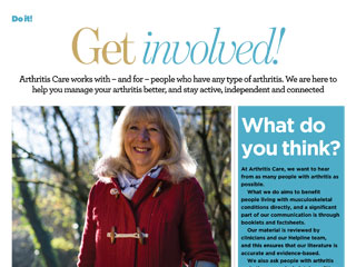 Arthritis Care works with and for people who have any type of arthritis.